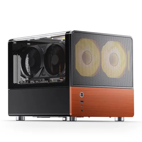 Case JONSBO V12 Black – M-ATX/ ITX| GPU 260mm| Kính 270°